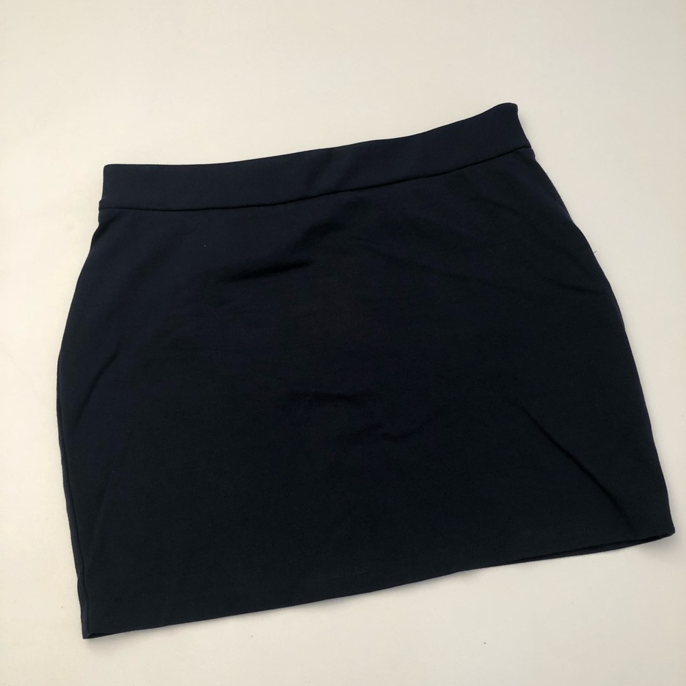 INC International Concepts Navy Blue Mini Skirt